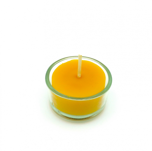 Teelicht im Glas